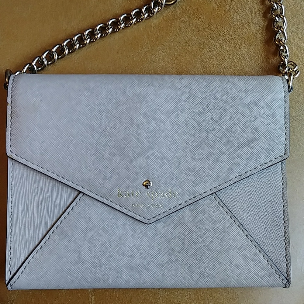 Kate Spade genuine leather crossbody bag envelope purse - Picture 2 of 11